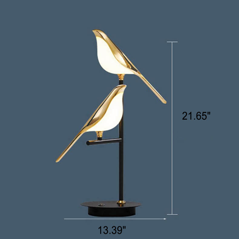 Magpie Bird Table Lamp