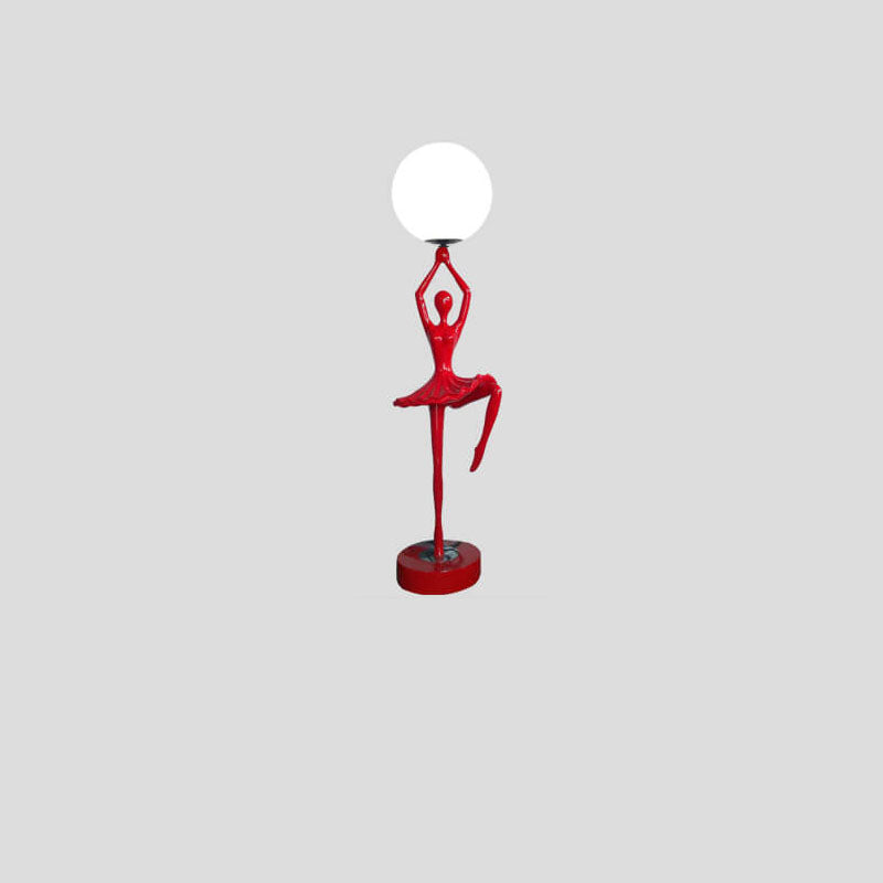 Ballet Girl Shape Orb Floor Lamp