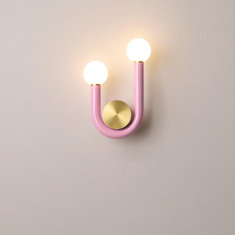 U-Shape Iron Aluminium Acrylic Wall Lamp