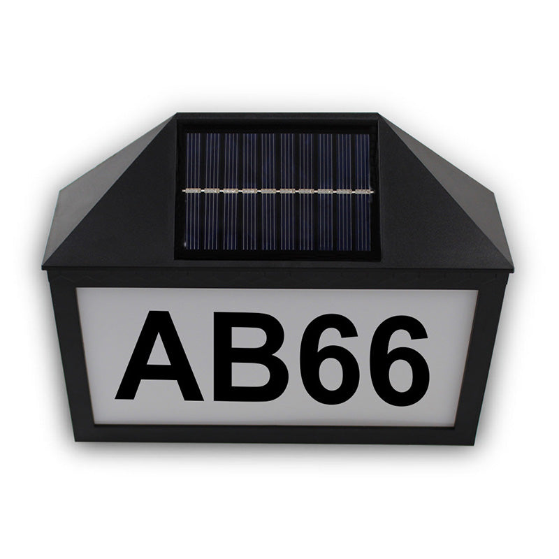 ABS Address Sign Digital Outdoor Light