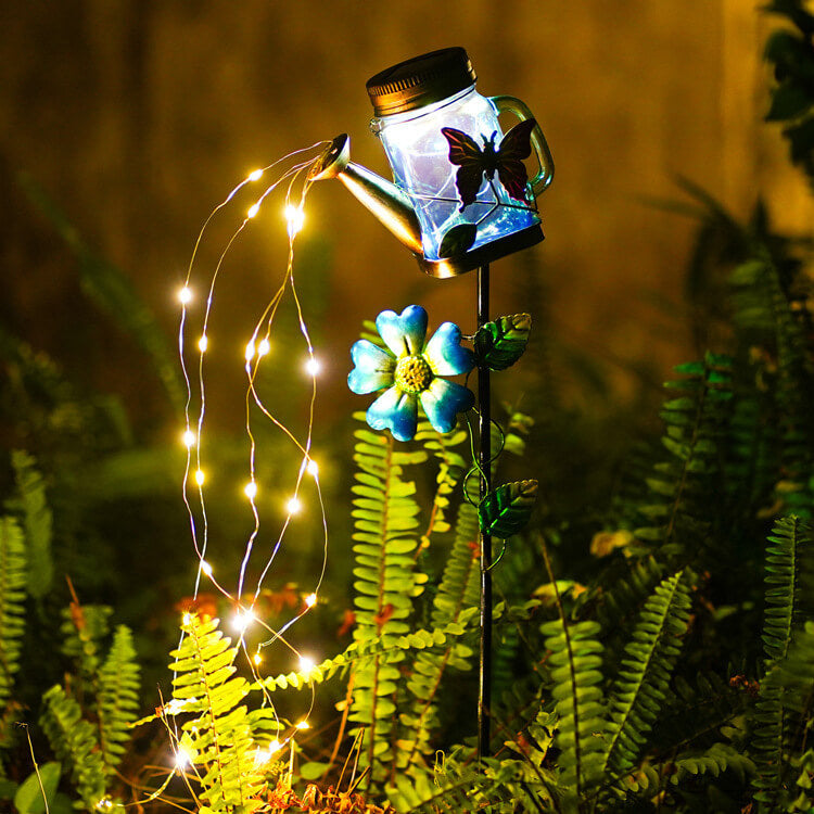 Decoration Wrought Iron Kettle Outdoor Light