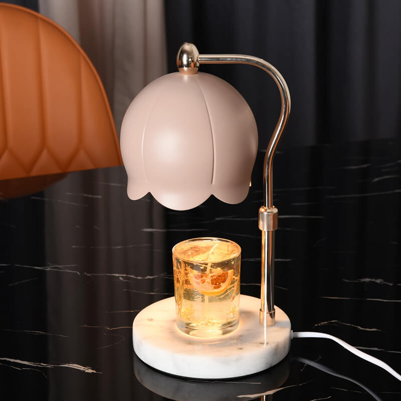 Marble Liftable Melting Wax 2-Light Table Lamp