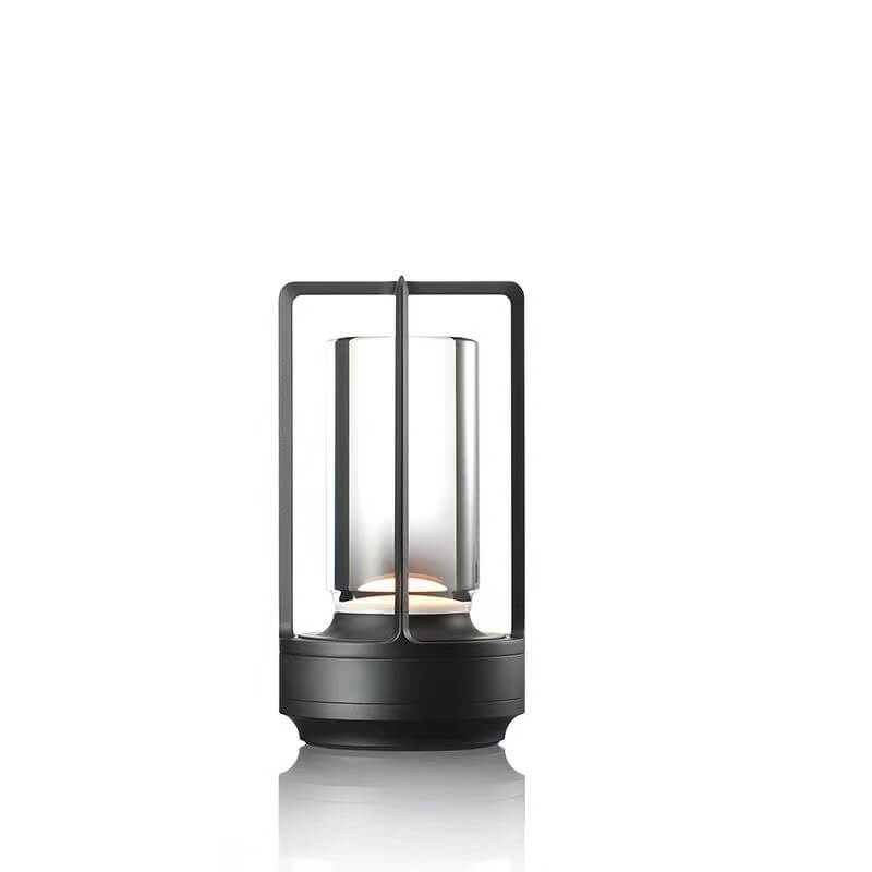 Aluminum Acrylic Rechargeable Night Table Lamp