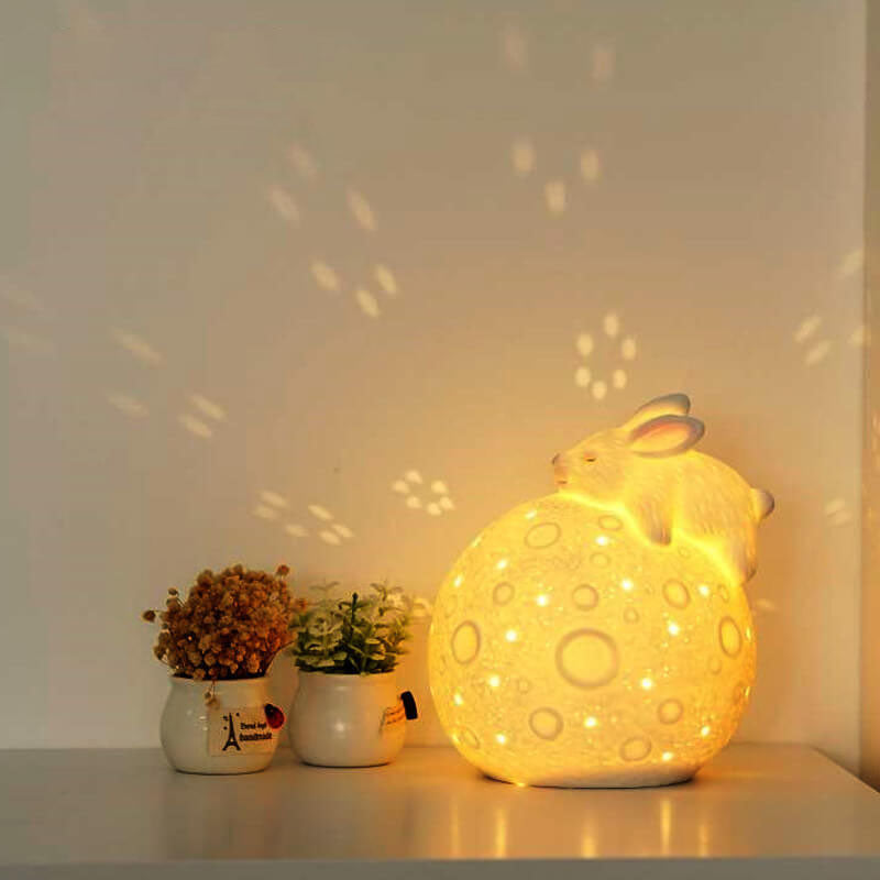 Astronaut Rabbit Rechargeable Night Table Lamp