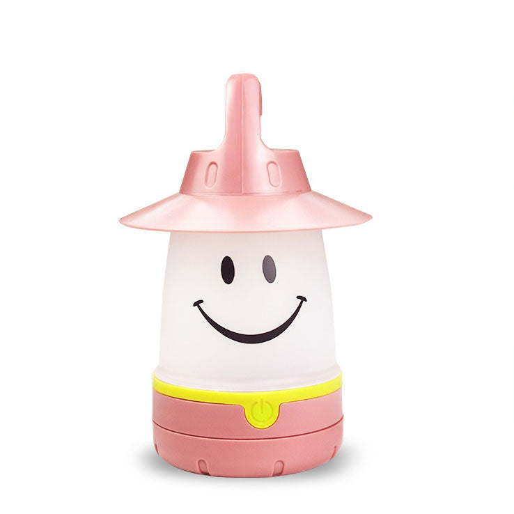 Smiley Lantern Camping Decorative Table Lamp