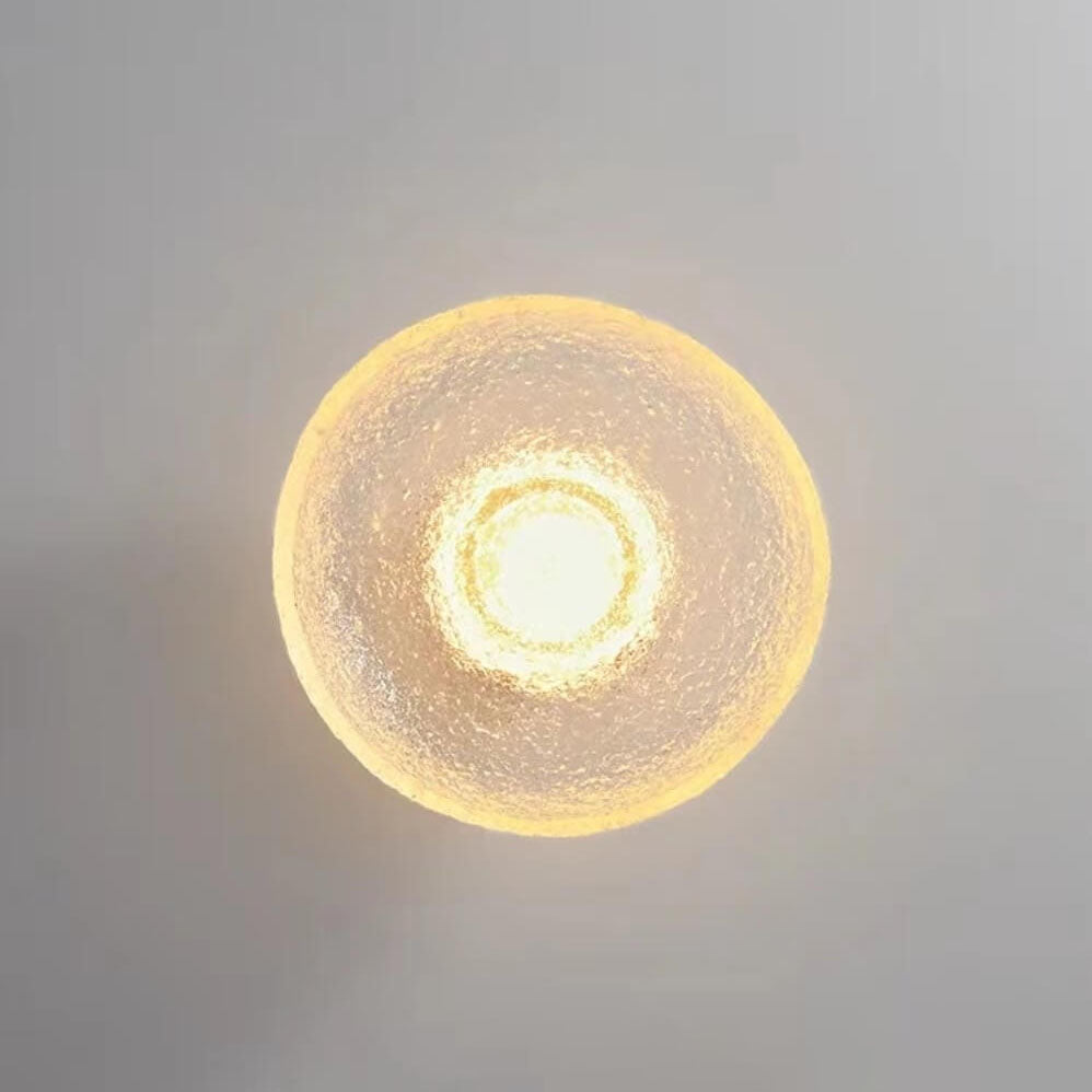 Resin Wrought Iron Round Wall Lamp