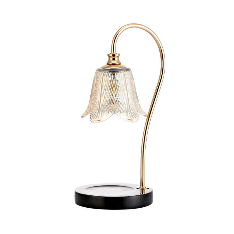 Log Marble Melting Wax Table Lamp