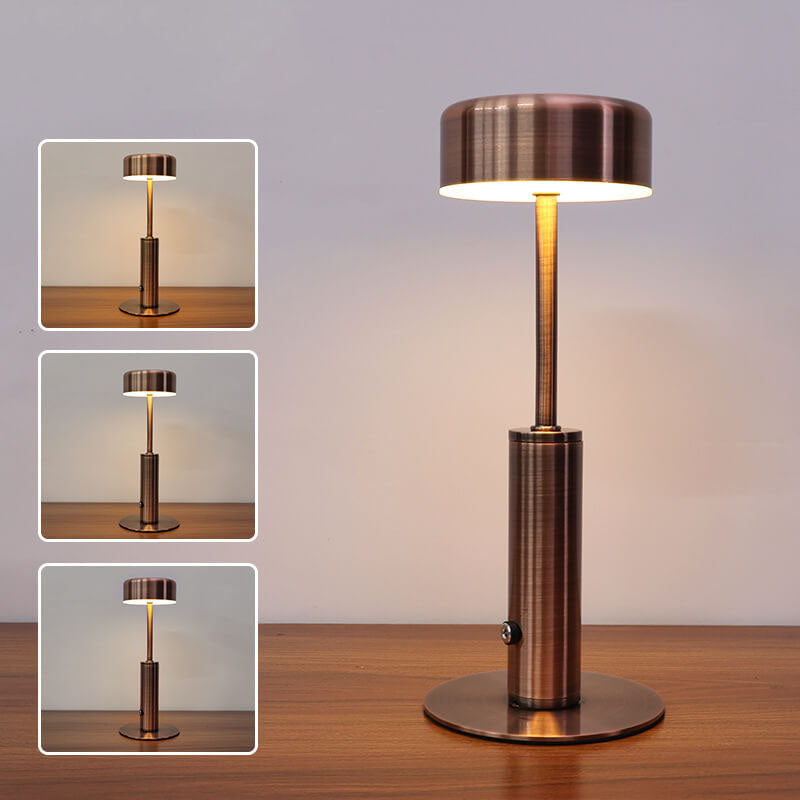 Cylindrical Charging Night Table Lamp