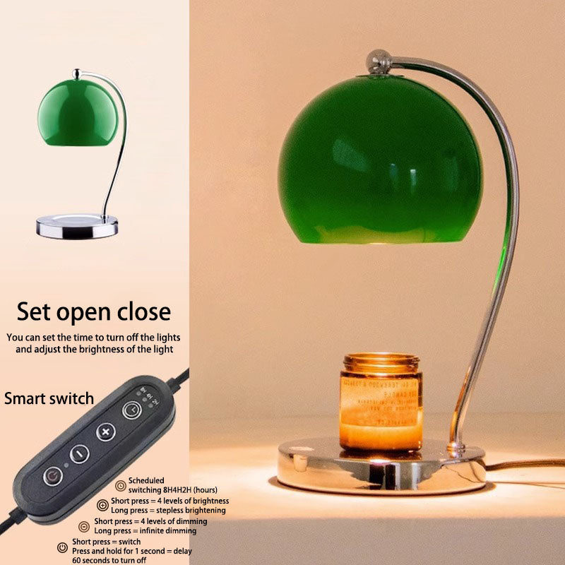 Iron Stainless Steel Round Table Lamp