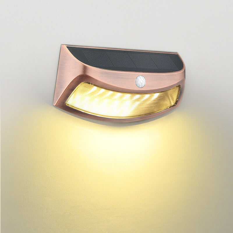 Copper Plastic Square Garden Outdoor Light