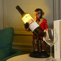 Orangutan Wine Bottle Glass Table Lamp