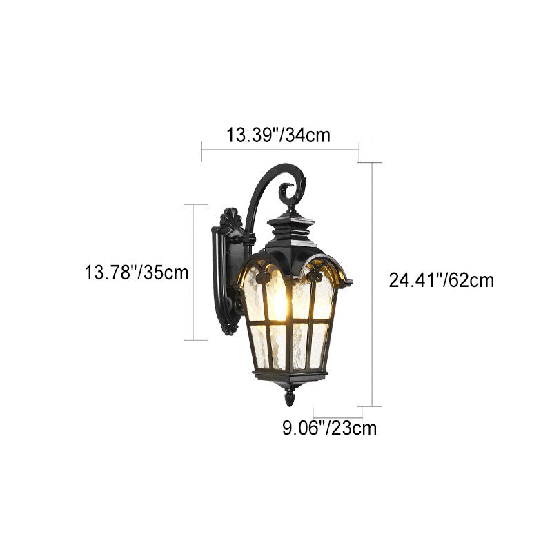 Quadrilateral Window Shape Aluminum Outdoor Light