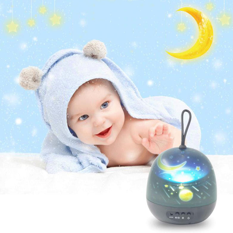 Rotating Star Ambient Rechargeable Table Lamp