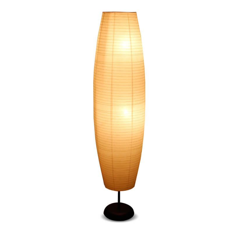 Nordic Minimalist Rice Paper 2-Light Floor Lamp