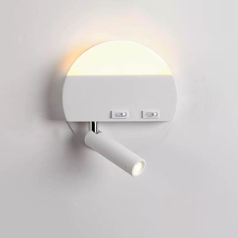Round Square Acrylic Aluminum Wall Lamp