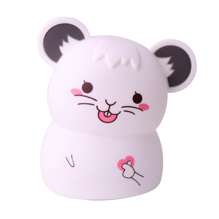 Cartoon Cute Mouse Silicone Table Lamp