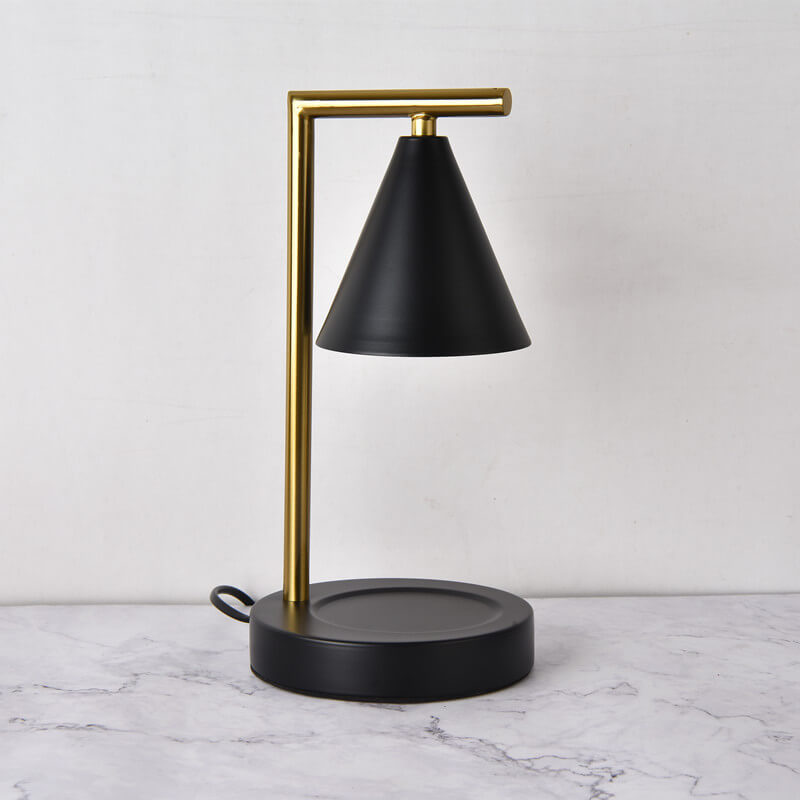 Cone Right Angle Arm Table Lamp