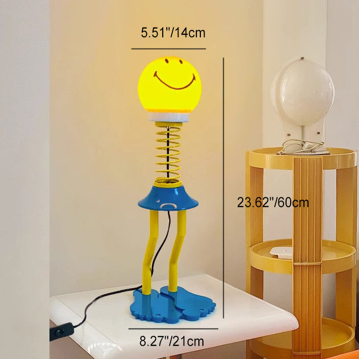 Memphis PVC Iron Smile Table Lamp