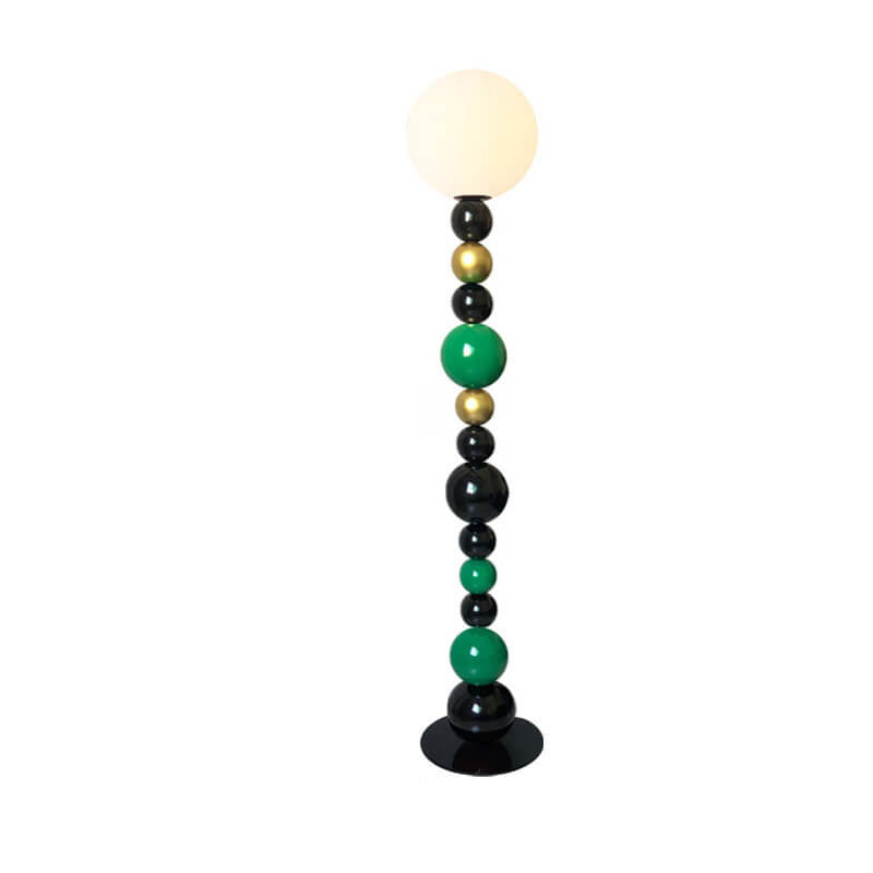 Colorful Round Ball Glass Floor Lamp