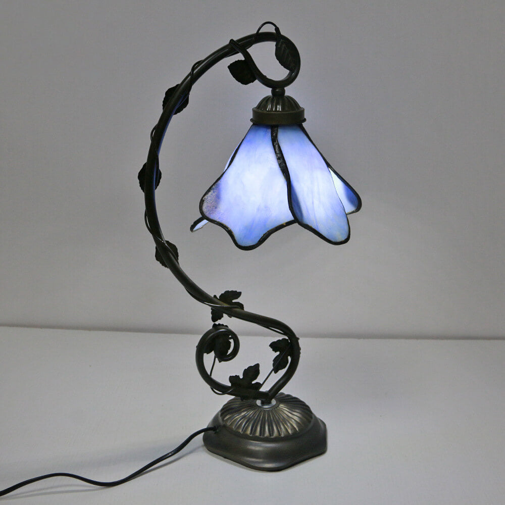 Flower Petal Resin Stained Table Lamp