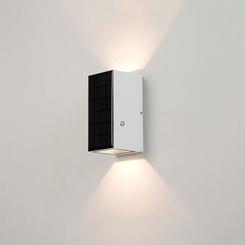 Black Rectangular Die-Cast Aluminum Outdoor Light