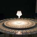 Crystal Wine Glass Acrylic Table Lamp