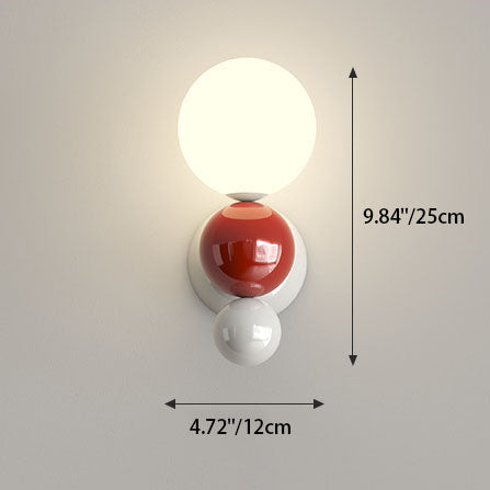 Cream Style Pearl Shape Wall Lamp