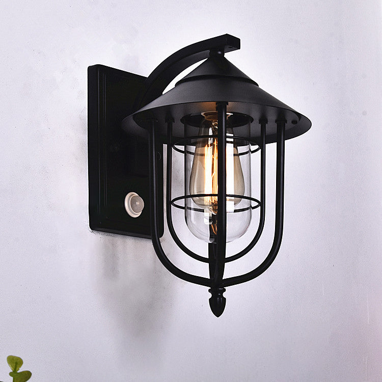 Iron Human Body Sensing Outdoor Light