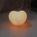 Rubber Coating Heart Night Table Lamp
