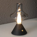 Glass Spinner Gyroscope Metal Table Lamp