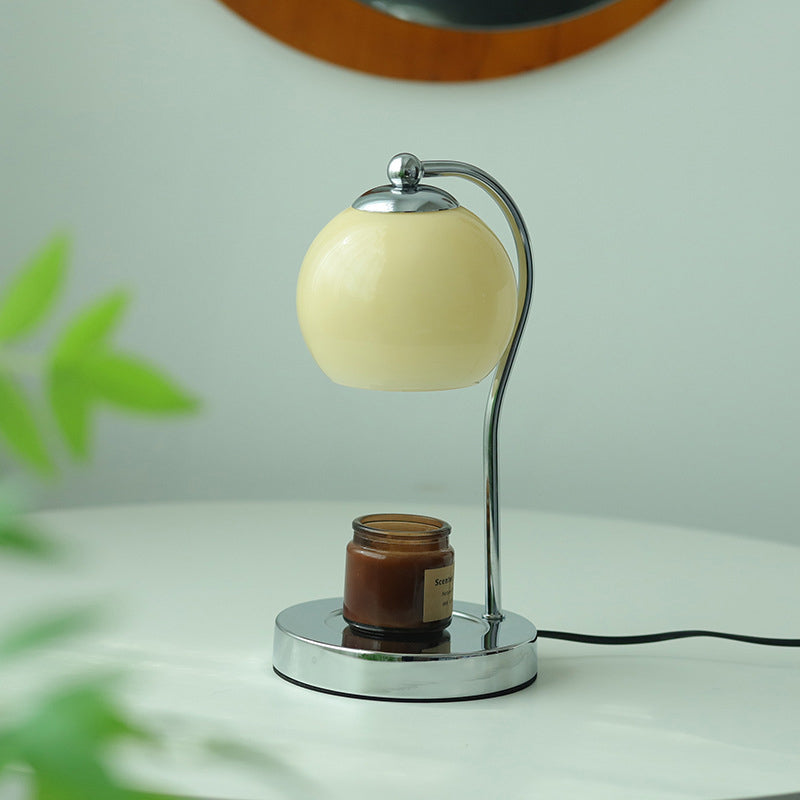 Orb Iron Glass Melting Table Lamp