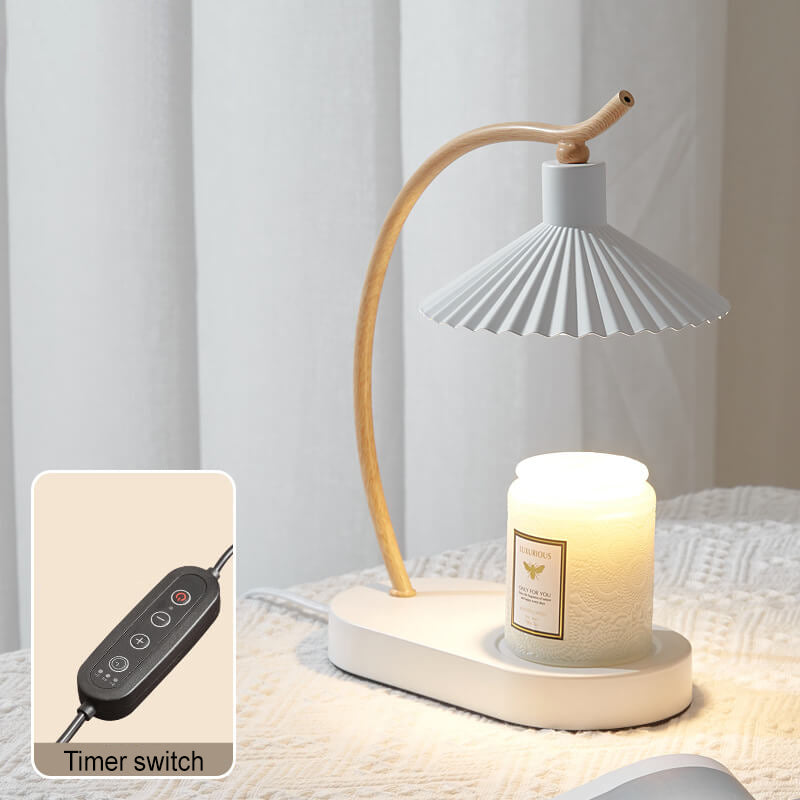 Iron Umbrella Shape Arc Table Lamp