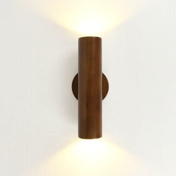Warm Solid Wood Strip Wall Lamp