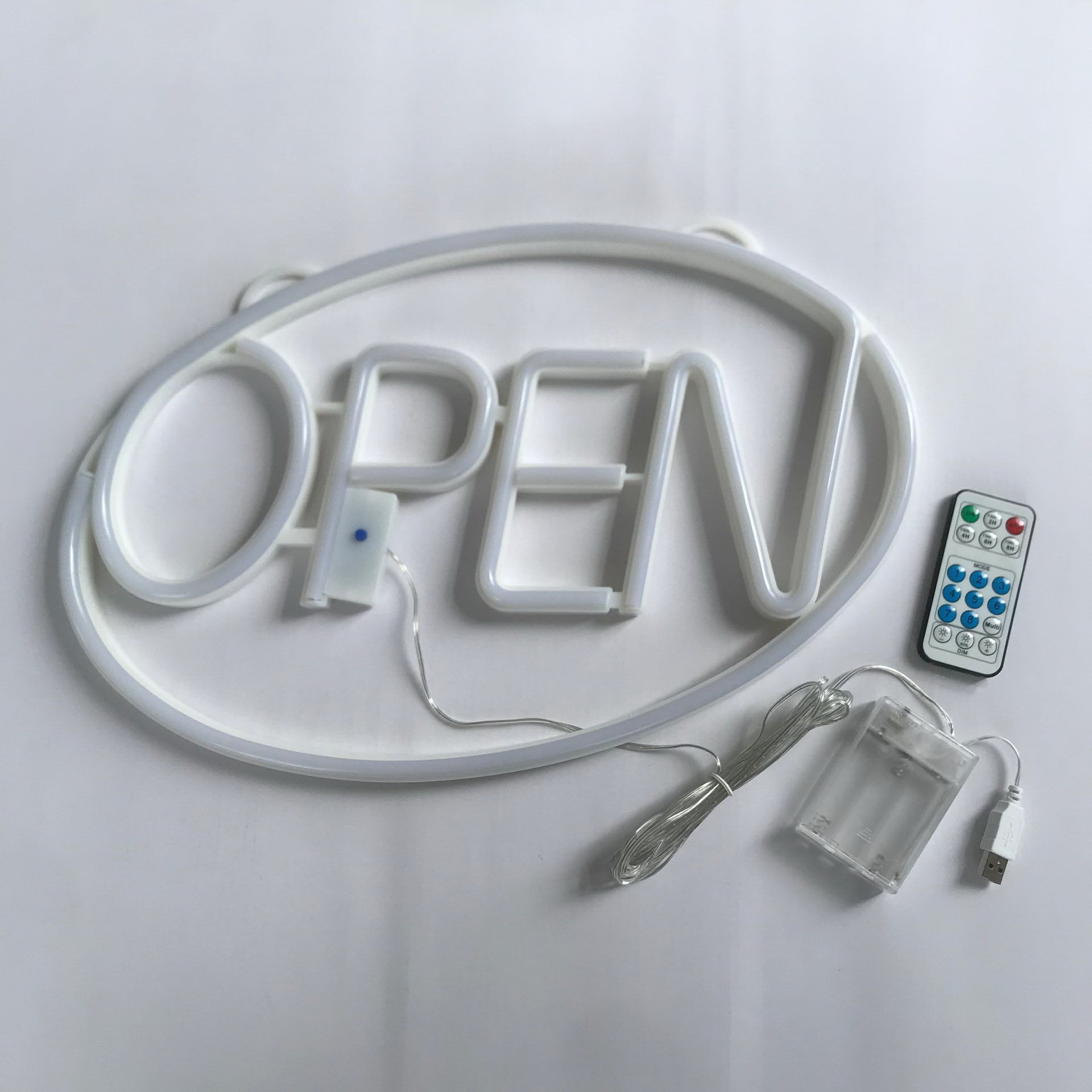 PS OPEN Neon Dining Outdoor Light
