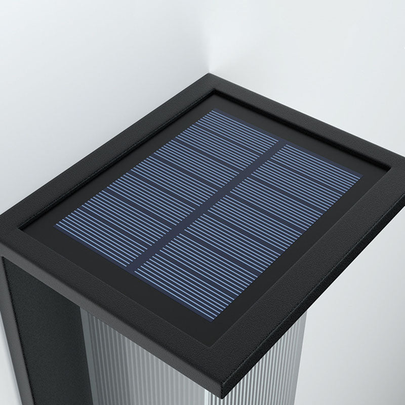 Rectangular Stainless Steel Acrylic Outdoor Light