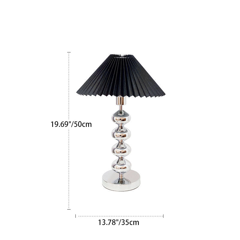 Wrought Iron Pleats Table Lamp