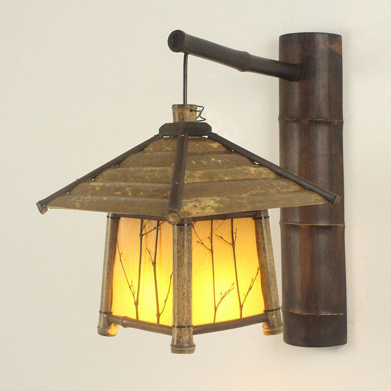 Cottage Bamboo Patio Outdoor Light