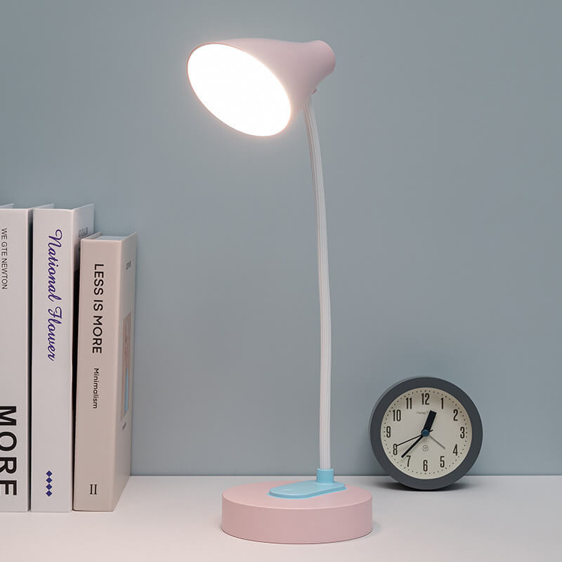 Plastic Round Foldable Table Lamp