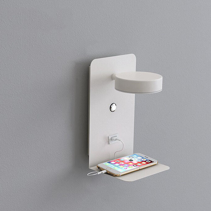 Iron Square Rechargeable Wall Lamp