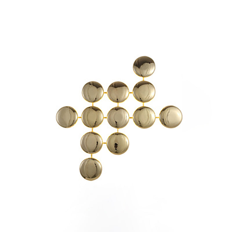 Titanium Round Circle 10/14/24 14-Light Wall Lamp