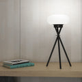 Round Tripod Iron Acrylic Table Lamp