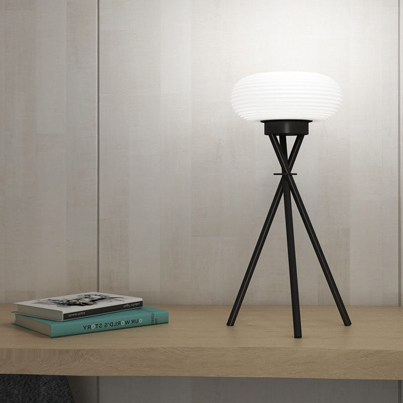 Round Tripod Iron Acrylic Table Lamp