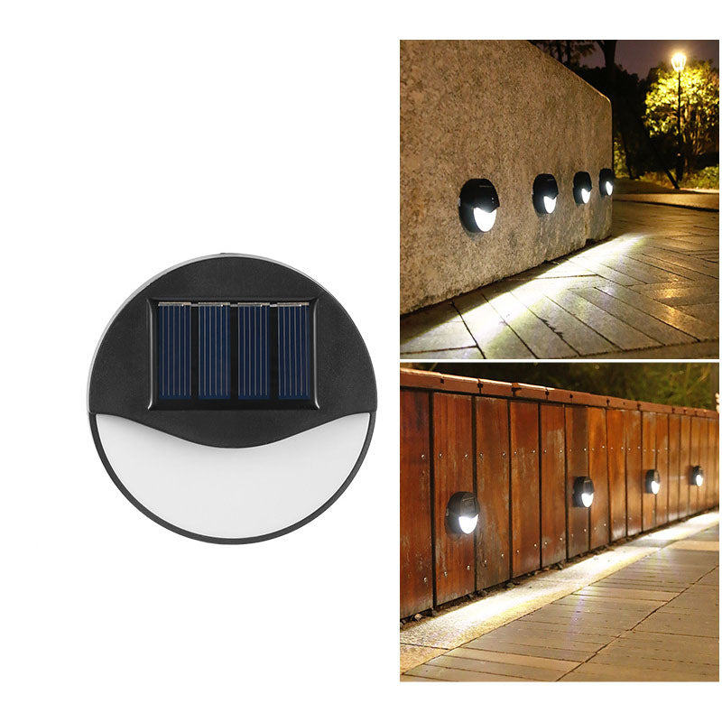 Round Square Patio Step Outdoor Light