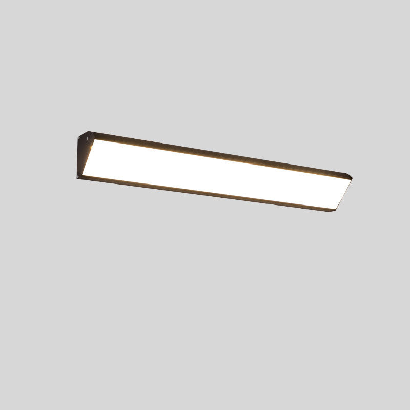 Rectangular Aluminum PC Patio Outdoor Light