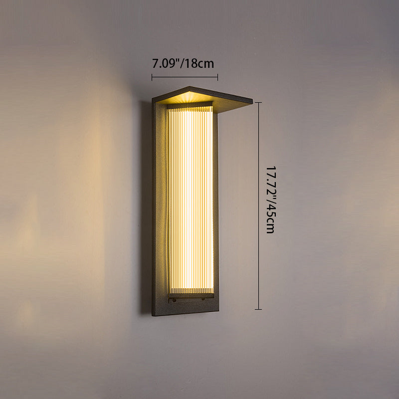 Stainless Steel Acrylic Patio Outdoor Light