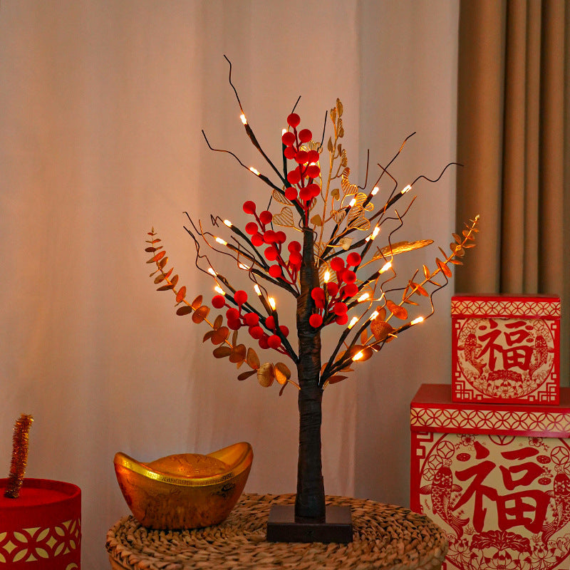 Holiday Decor Birch Tree Floor Lamp