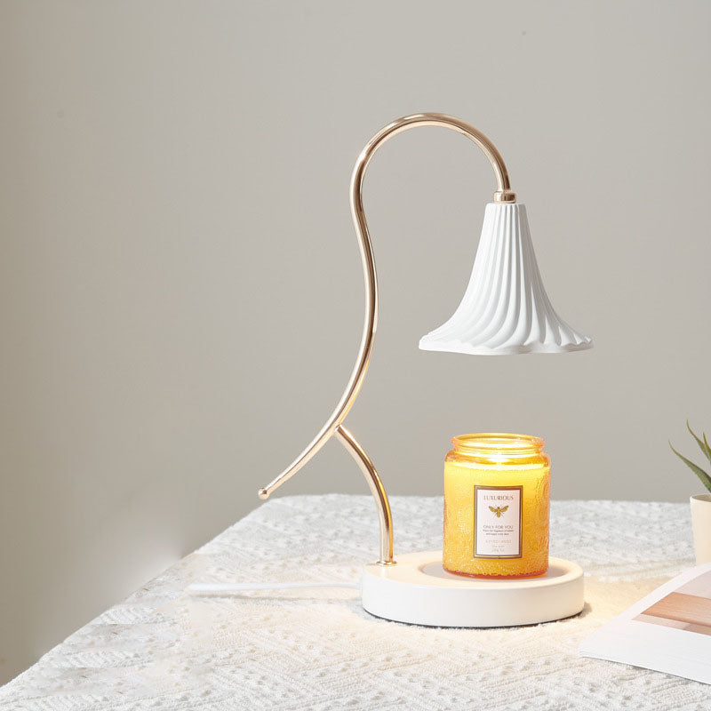Iron Flower Shape Melting Table Lamp