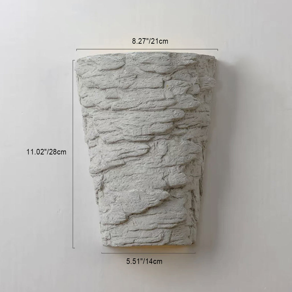Tiered Cement Round Living Wall Lamp