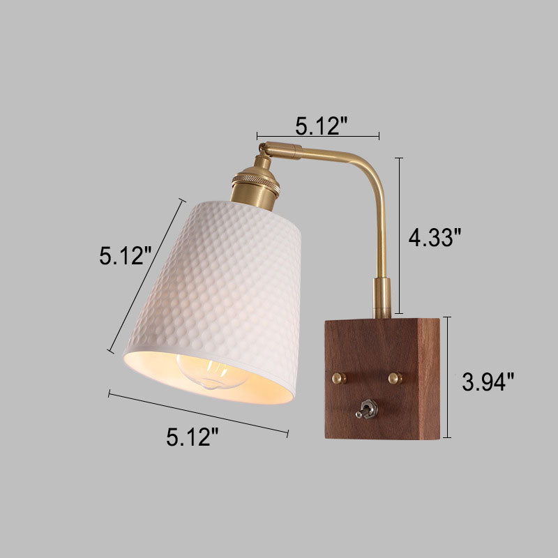 Black Walnut Wall Lamp