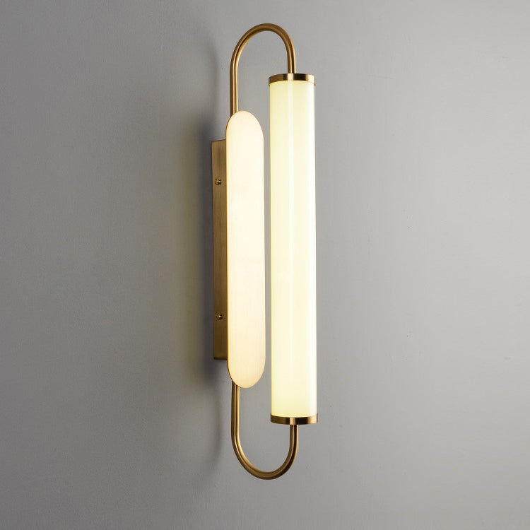 Iron Acrylic Cylinder Strip Wall Lamp